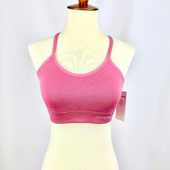 Skechers Other - NWT Skechers Pink Mauve Sports Bra Size Small